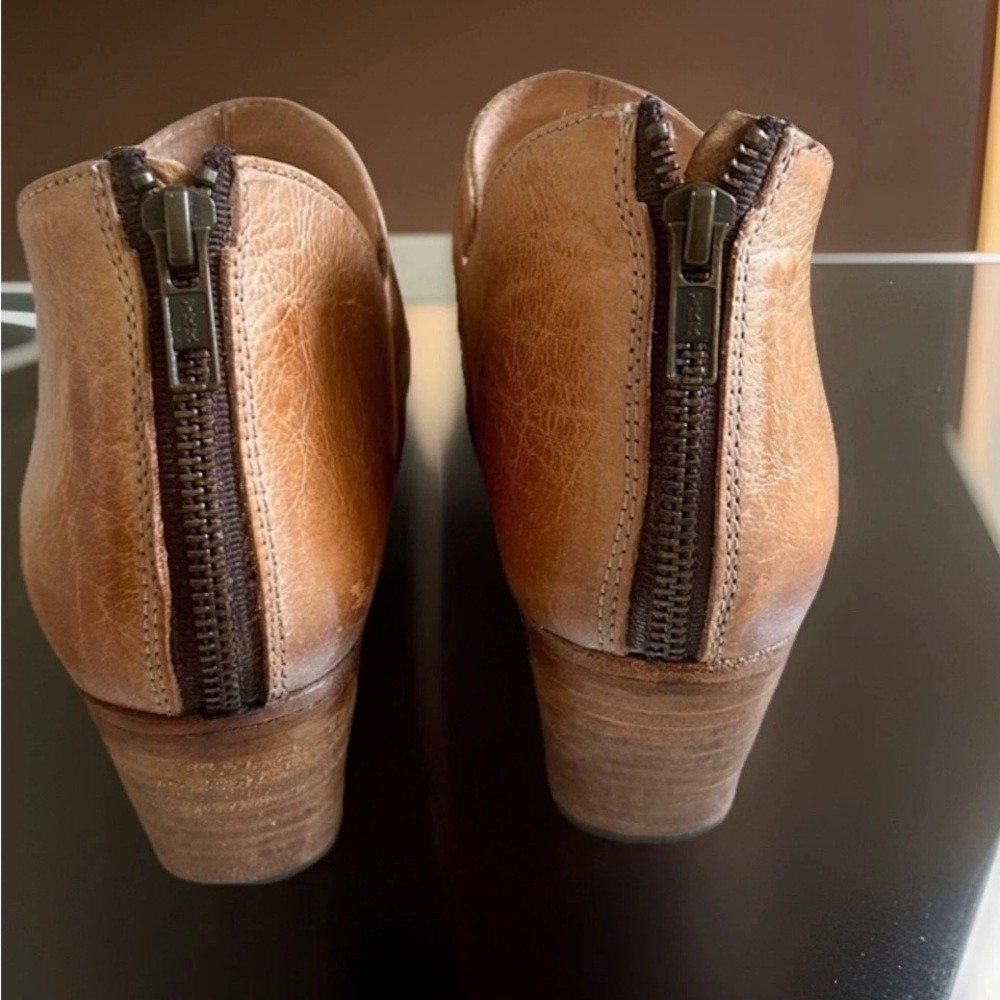 Bed Stu Tan Leather Ankle Booties - Picture 4 of 4